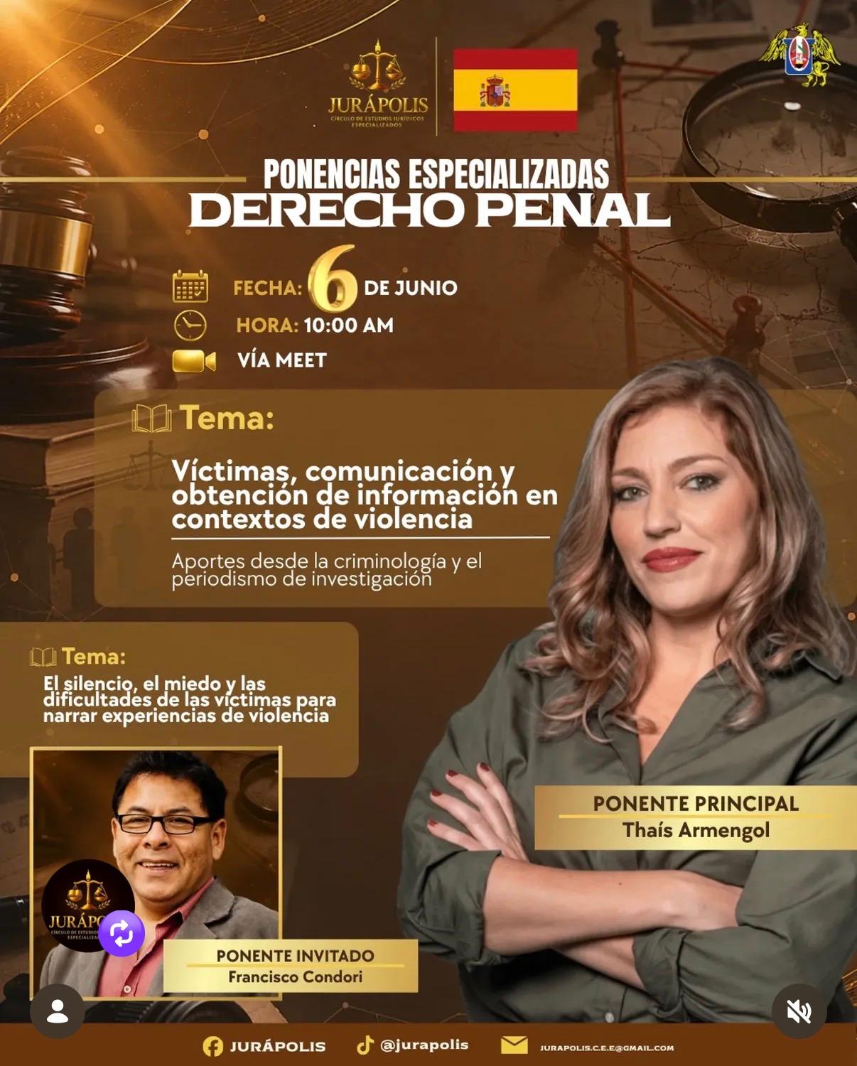 Flyer ponencia Jurápolis